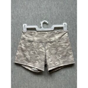 Born Primitive Athletic Shorts Womens M Gym Crossfit Grey Camo Workout